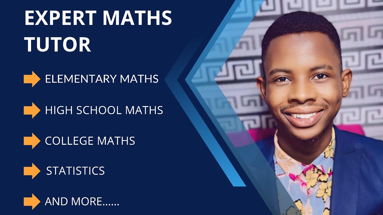 Experience maths tutor for your kids