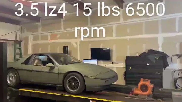 WORLD RECORD Fiero Turbo Dyno.  3500 Lz4.