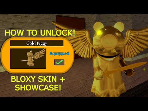 SECRET GOLDEN PIGGY SKIN!!  Roblox Piggy Bloxy Puzzle 