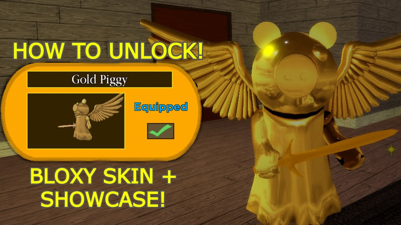 How to get the GOLD PIGGY SKIN in PIGGY