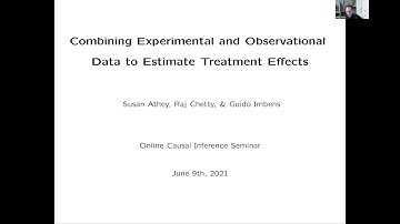 Guido Imbens: Using Experiments to Correct for Selection in Observational Studies