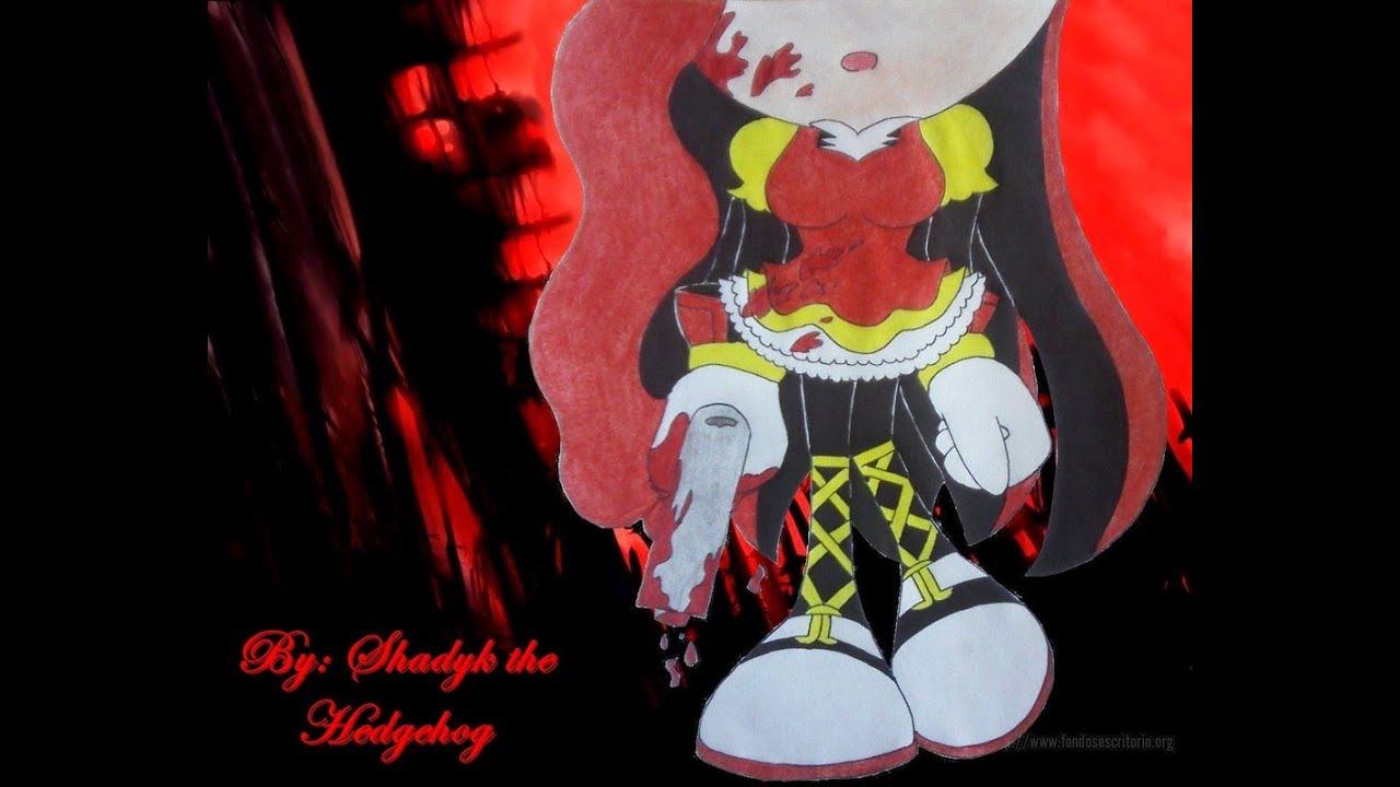 Tutorial Estilo Sonic dibujando a Shadyk y Shadow Esp Halloween