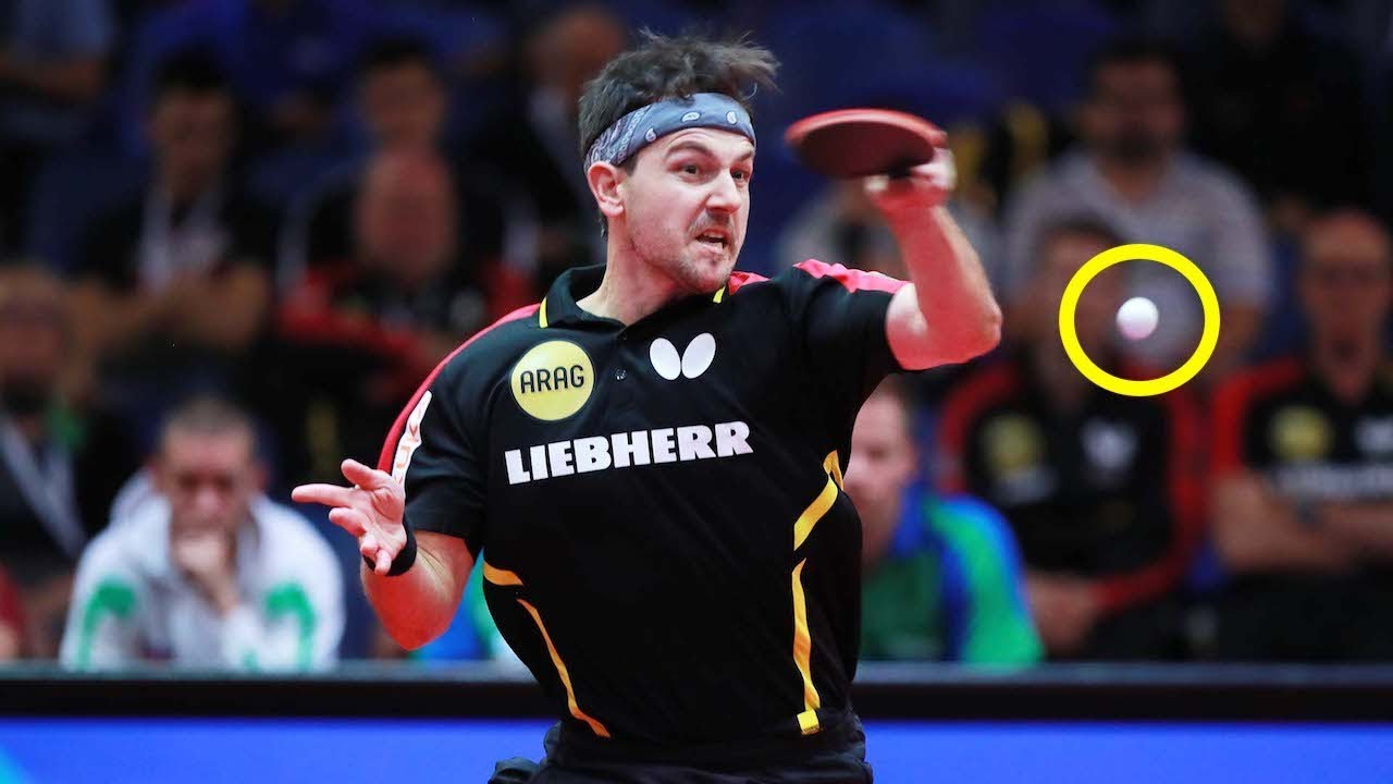 卓球 最強のループドライブ ティモ ボルが放つスーパーショットの数々 衝撃 Timo Boll Table Tennis Youtube