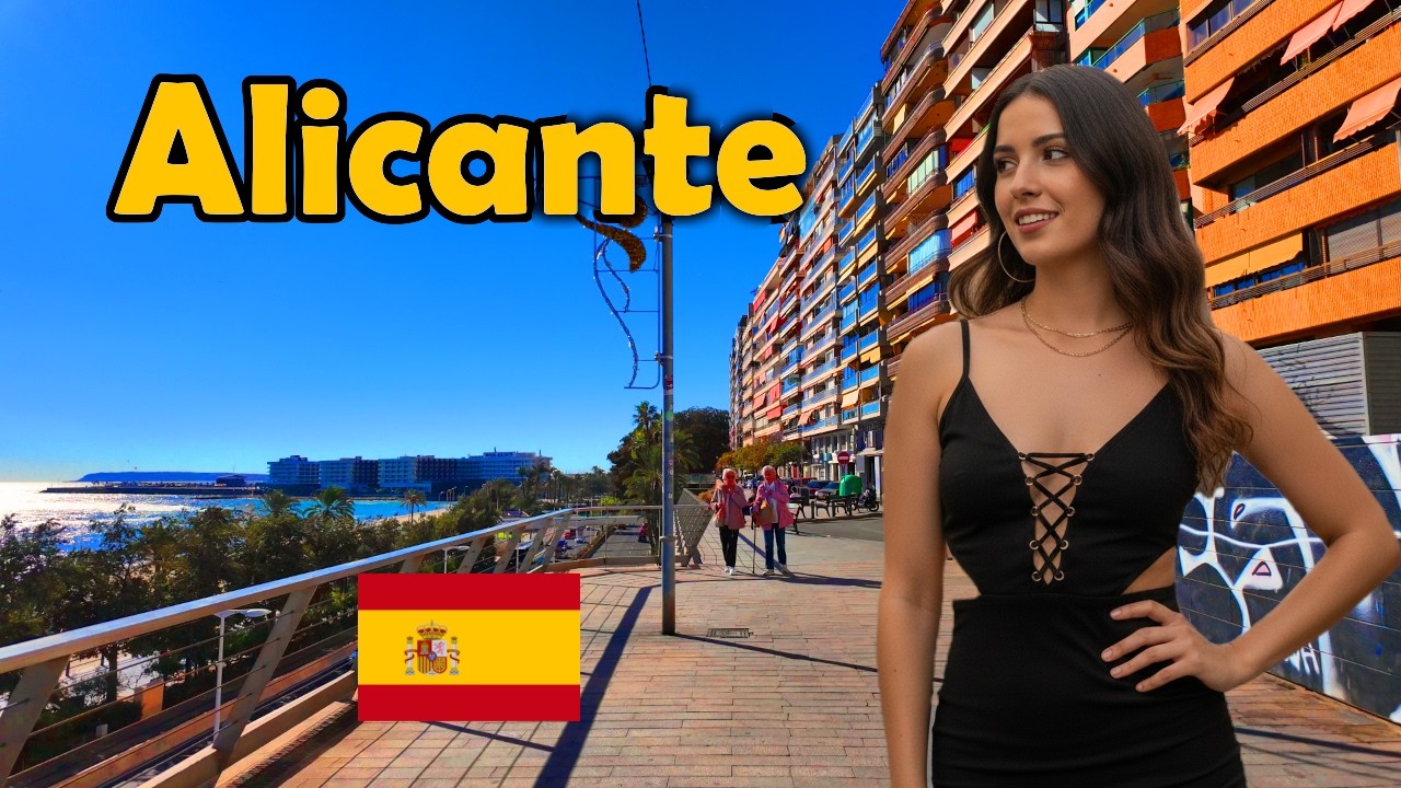 ⁴ᴷ⁶⁰ 🇪🇸 Spain | What is everyday life like in Alicante? (November 2025) [4K]
