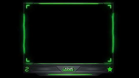 Animated Facecam Border overlay