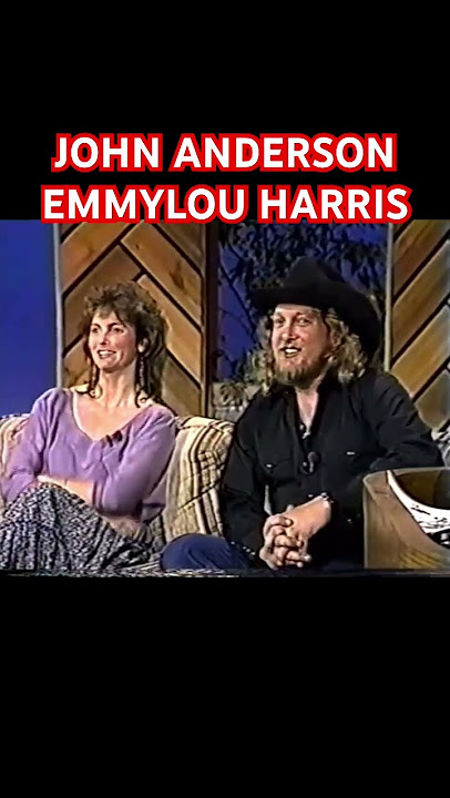 John Anderson & Emmylou Harris #country #countrymusic #80sCountryb
