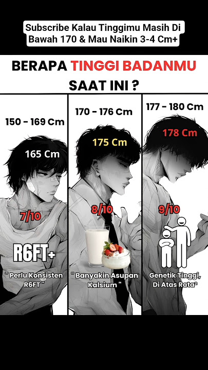 Berapa Tinggi Badanmu Sekarang ⁉️📈