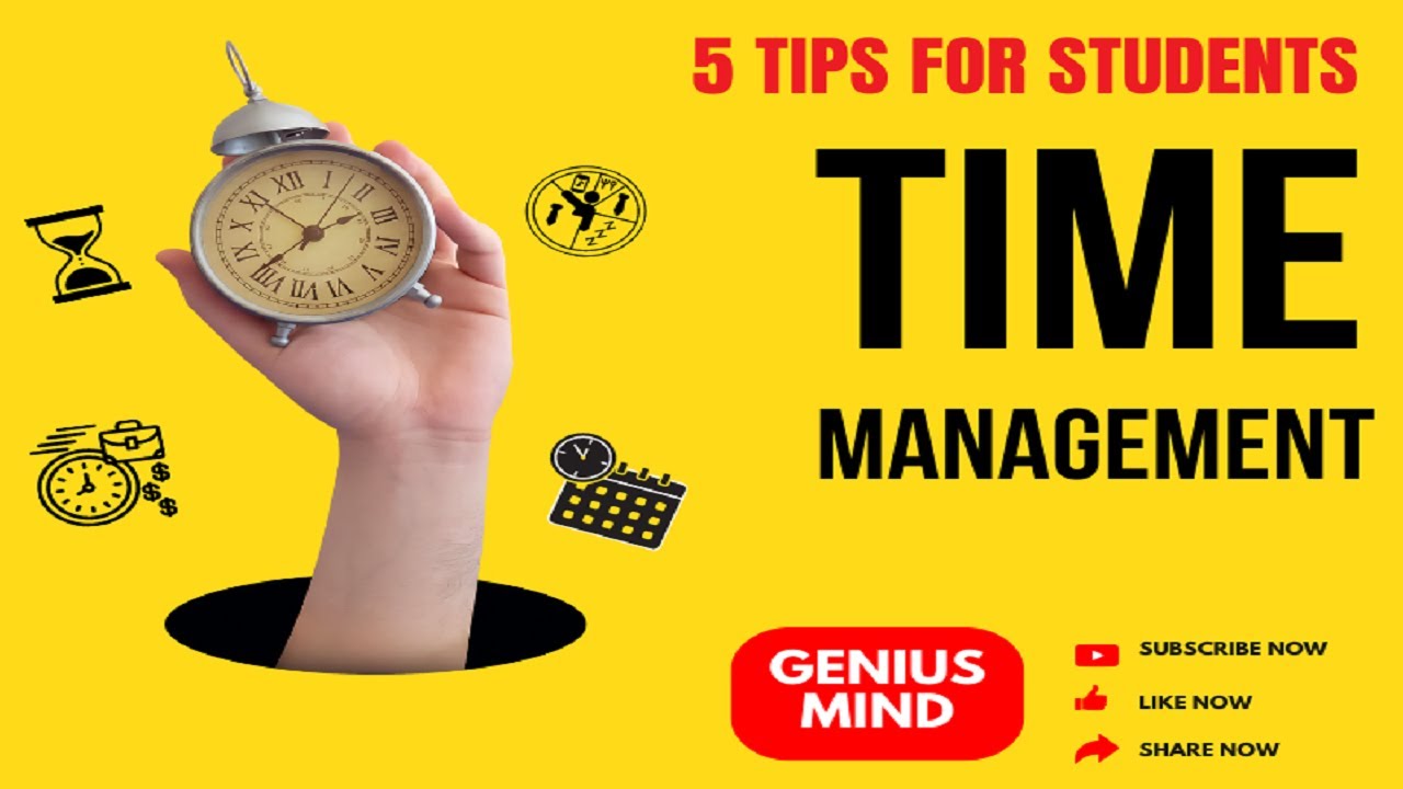 TIME MANAGEMENT | 5 TIPS FOR STUDENTS #studenttimemangement # ...