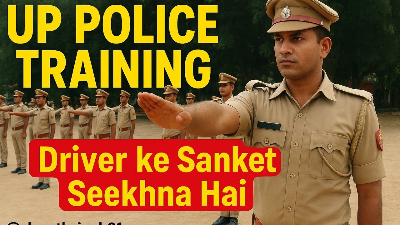 🔥 “UP Police Training में आज सिखाया गया Driver का Signal — देखें पूरा Video!” 