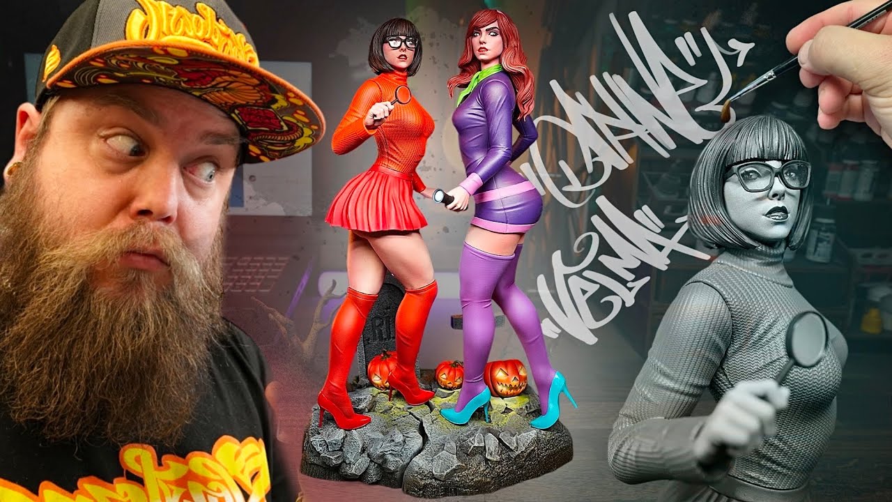 Daphne and Velma Diorama