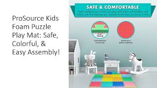 ProSource Kids Foam Puzzle Play Mat: Safe, Colorful, & Easy Assembly! screenshot 5