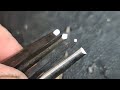 How to make and sharpen hammer and chisel gravers