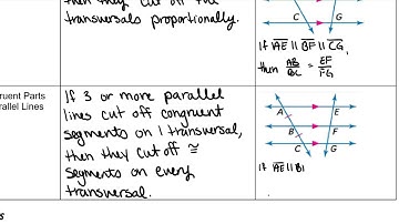 ADV Similar Triangles - Parallel Lines & Proportional Parts