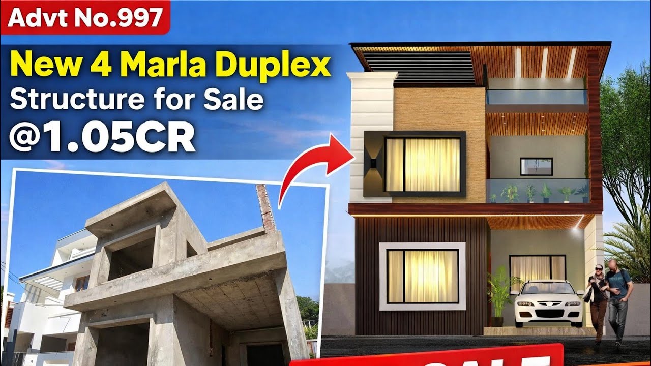 4 Marla (24×45) Duplex Structure For Sale @1.05 Cr | 3BHK | Greater Kailash Jammu | Exclusive Deals 