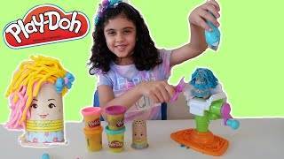 ألعاب صلصال صالون الحلاقة مع مايا PlayDoh Hair Salon