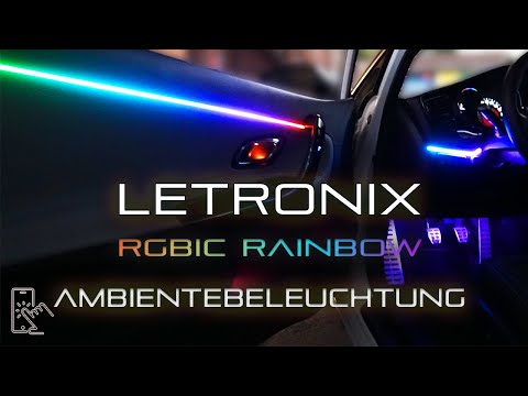 Ambientebeleuchtung nachrüsten in jedem Auto / RGBIC RGB full LED Ambient  light / Letronix / w219 