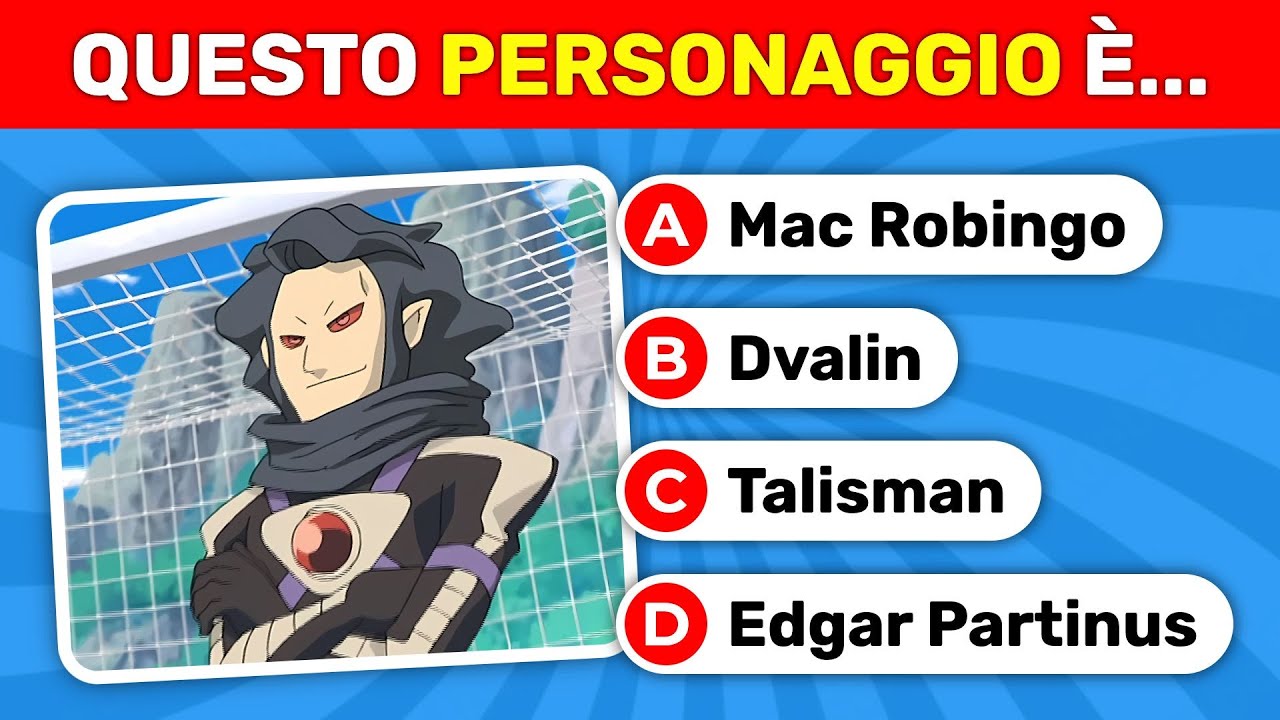 Indovina 50 personaggi di Inazuma Eleven in 3 secondi !