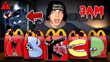 DO NOT ORDER ALL ALPHABET LORE HAPPY MEALS AT 3AM!! *F CAME TO MY HOUSE*