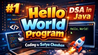 Hello World Problem ll video-01 #helloworld #java #dsa #trending #javaprogram