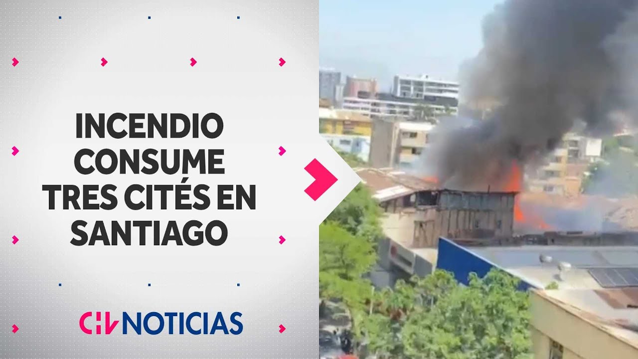 Hay peligro de derrumbe: Enorme incendio afectó a cités de Barrio Brasil en Santiago