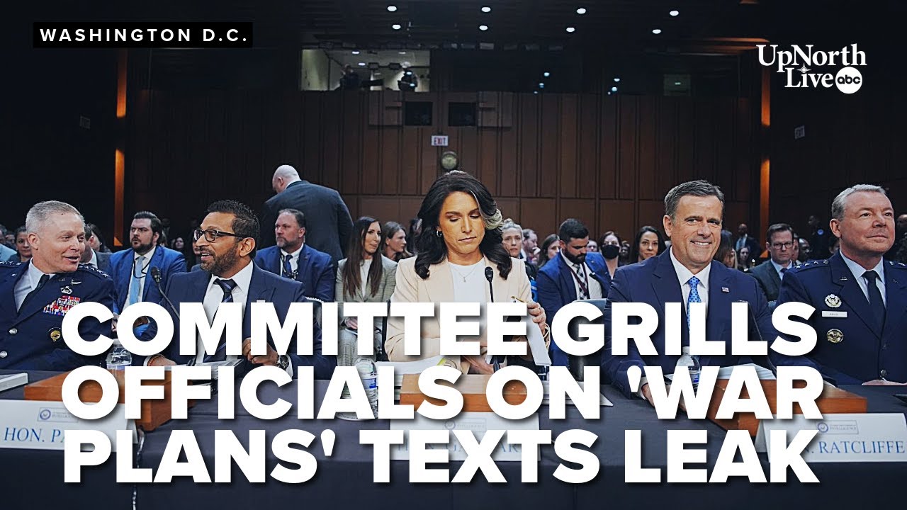 Intelligence committee slams Gabbard, Ratcliffe over 'war attack plan' chats in text thread leak
