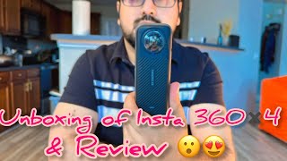 Insta 360 x4 unbox and review