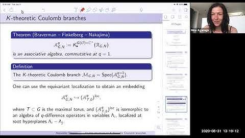 Alexander Shapiro - Cluster structure on K-theoretic Coulomb branches