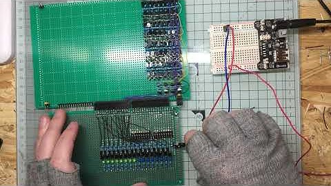 Discrete 8-Bit Computer #35 - RAM Test Board