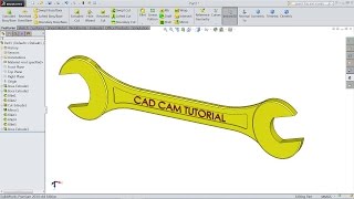 Solidworks tutorial | How to Sketch Spanner in Solidworks