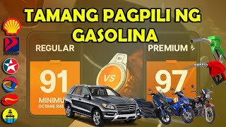 PILIIN ANG TAMANG GASOLINA PARA SA SASAKYAN O MOTOR MO | UNLEADED VS PREMIUM