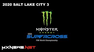 Supercross 2020 Round 13 - Salt Lake City 3 - Main Events Highlights