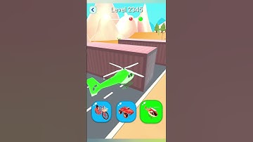 Shape shifting2 game level #2345  hyper casual game #shapeshifting  #gameplay #gaming #shortvideo