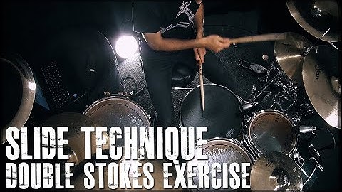 Bass Drum Slide Technique Exercise For Double Strokes - James Payne