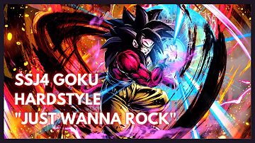 GYM GODS - Just Wanna Rock (Hardstyle) X SSJ4 Goku (4K)