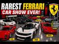 RAREST Ferrari Car Show EVER! 😱 5 LaFerraris, F80, Enzo &amp; More!