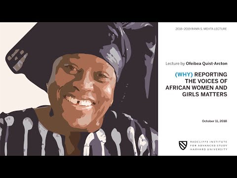 (Why) Reporting the Voices of African Women and Girls Matters || Radcliffe Institute thumbnail