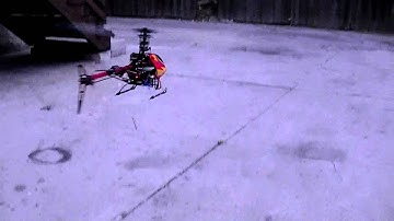 WC TITAN TREX 450 CRASH