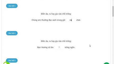 Ôn Trạng Nguyên Tiếng Việt lớp 3 vòng 18: Chính tả.