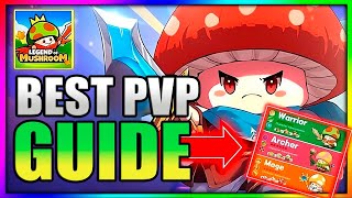 ▶️🔥 BEST ARCHER PVP BUILD!! COMPLETE GUIDE! - Legend of Mushroom - DOMINATE THE LADDER!