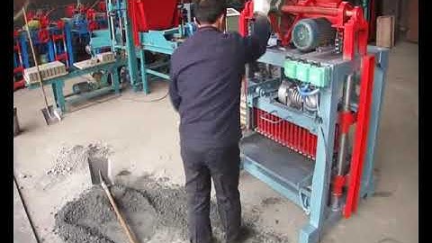 QMJ4-35A block machine-manual feed