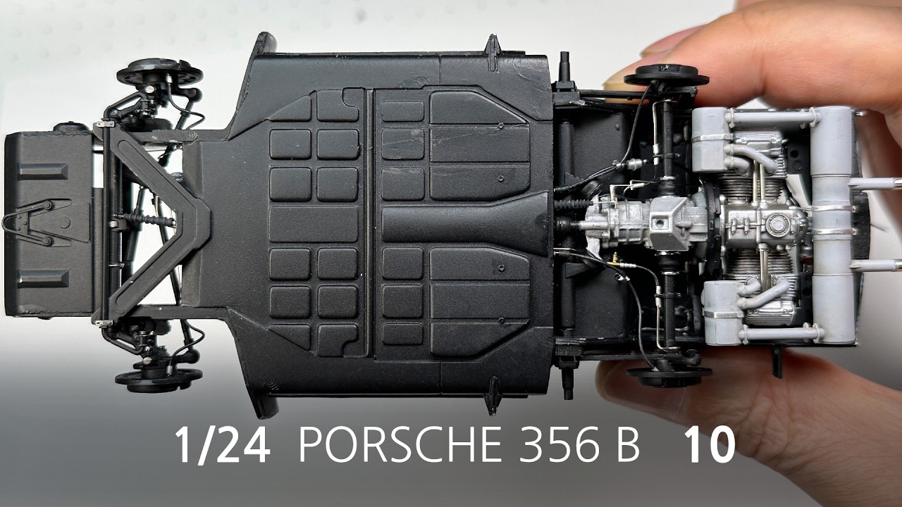 PORSCHE 356B CARRERA2 1/24 FUJIMI - part 10 - YouTube