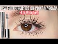 NEW PUR COSMETICS ON POINT MASCARA WITH HEMP REVIEW | +8hr wear test | NEW HIGH END MASCARA 2021