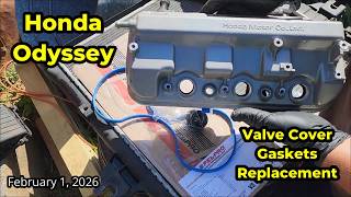 Honda Odyssey Full Length Video 05-10 3rd Gen RL3 RL4 J35A7 Valve Cover / VVT Solenoid Gasket
