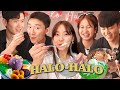 Introducing filipino dessert halohalo to my korean friends ft chaos