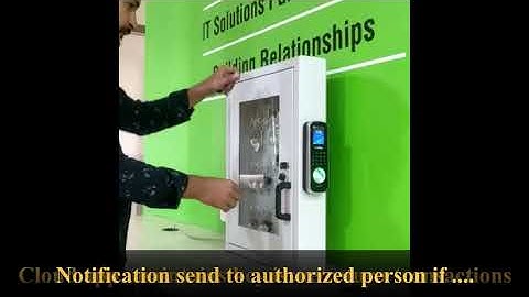 Electronic Key Management Systems with fingerprint access control