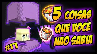 5 COISAS QUE VOCÊ NÃO SABIA NO MINECRAFT #17