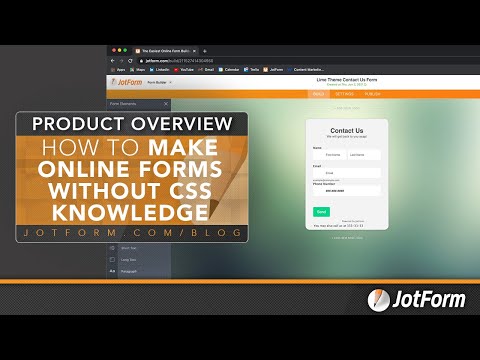 How to make online forms without CSS knowledge