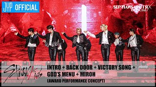 [AUDIO - AWARD PERFORM. CONCEPT] STRAY KIDS - INTRO + BACK DOOR + VICTORY SONG + GOD'S MENU + MIROH Resimi