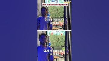 This is how UPSC Aspirants ignore CSAT #shorts