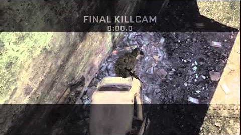 Jakerules13 - Call of Duty Black Ops TDM Game Winning Kill Cam Cross Map Tomahawk